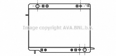 AVA QUALITY COOLING ol2151 -  Радиатор, охлаждение двигателя